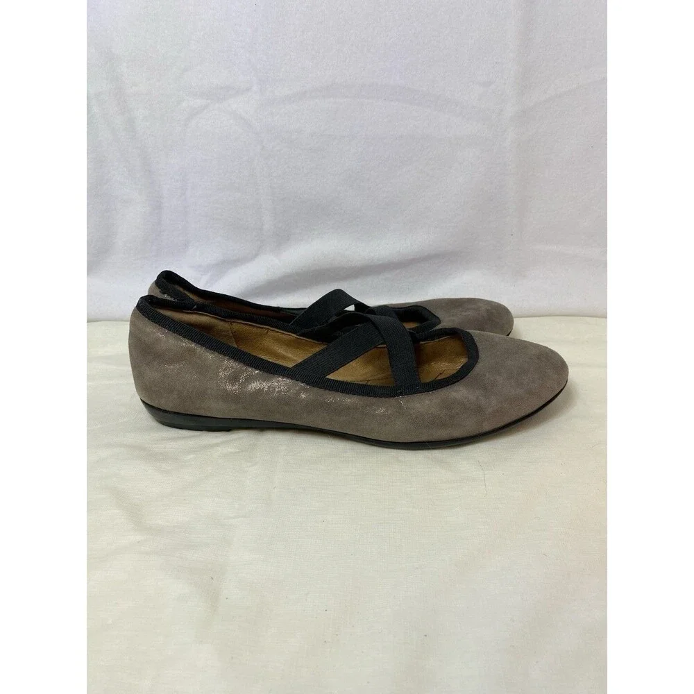 Sofft Barris 1108891 Women 9M Bronze Gray Leather  Driver Moccasin Loafer Shoes - Picture 2 of 7